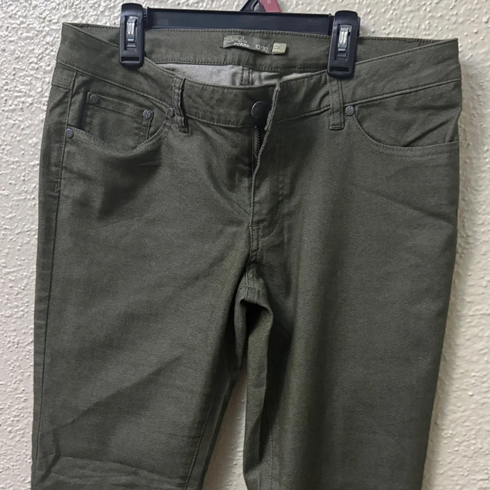 Prana Forest Green Denim Pants